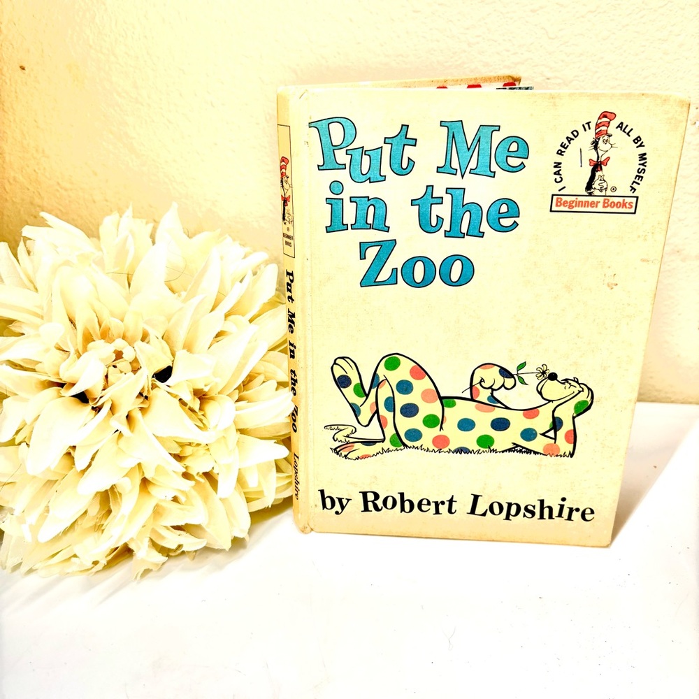Put Me In The Zoo, Robert Lopshire, I Can Read It Beginner Books, DJ, 1960